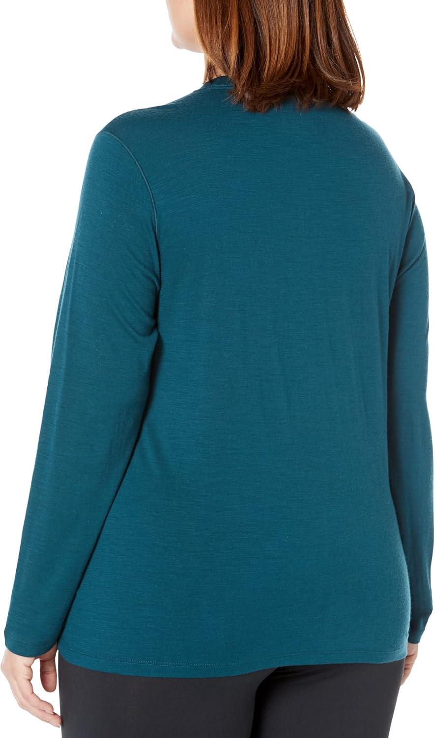 image:imageSmartWool Womens Classic AllSeason Merino Base Layer CrewTwilight Blue