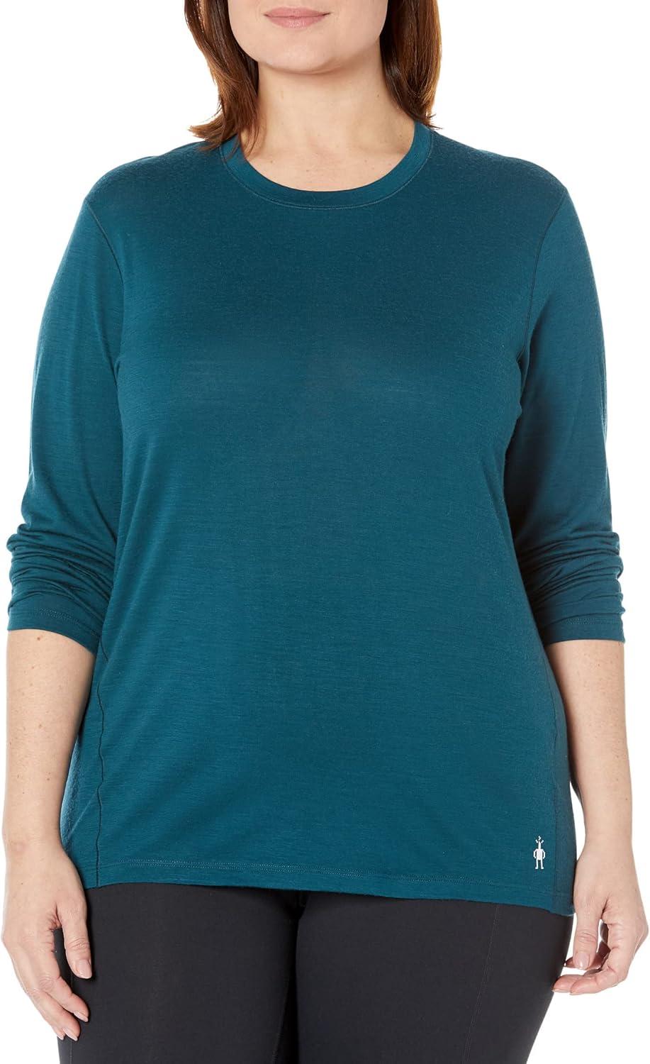 image:imageSmartWool Womens Classic AllSeason Merino Base Layer CrewTwilight Blue