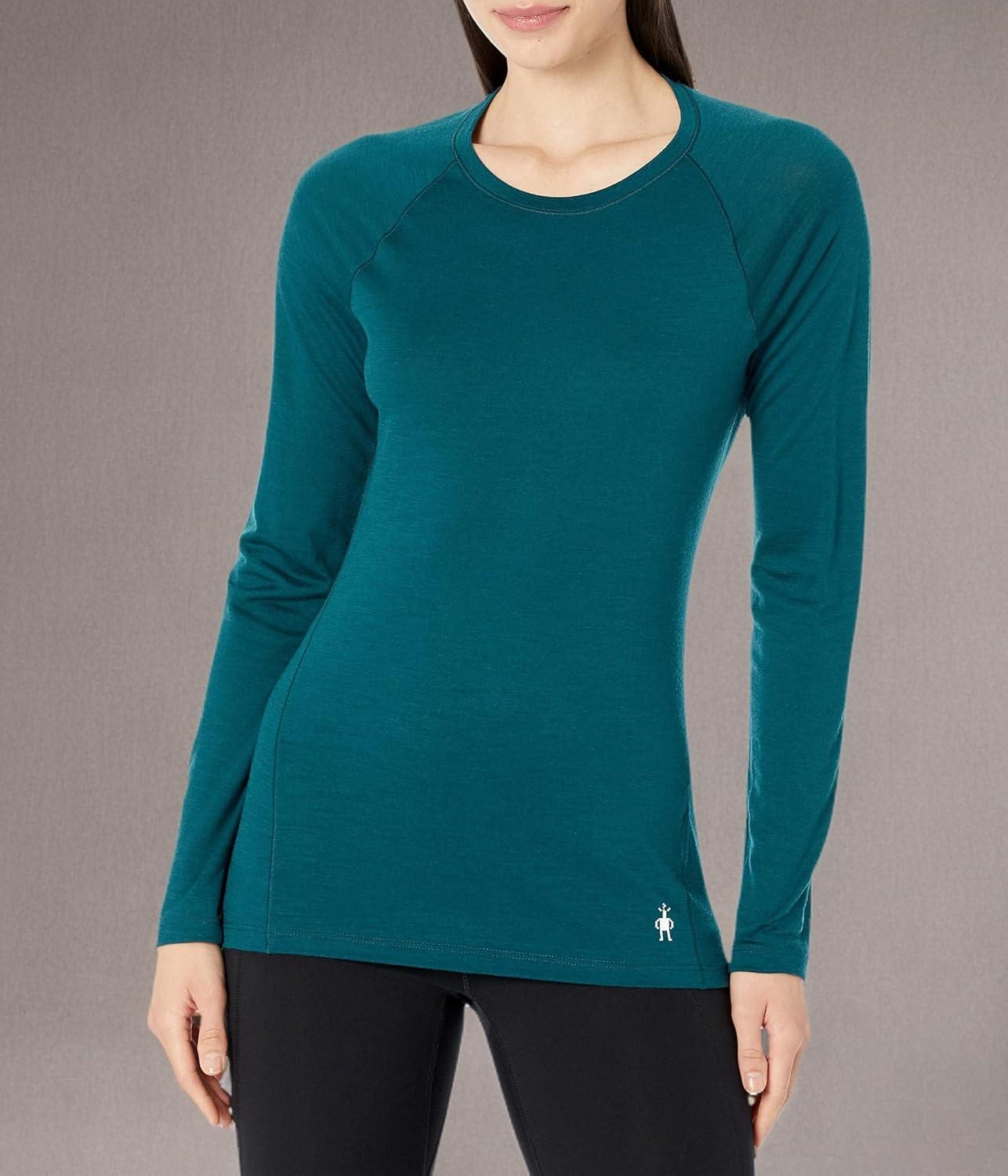image:imageSmartWool Womens Classic AllSeason Merino Base Layer CrewTwilight Blue