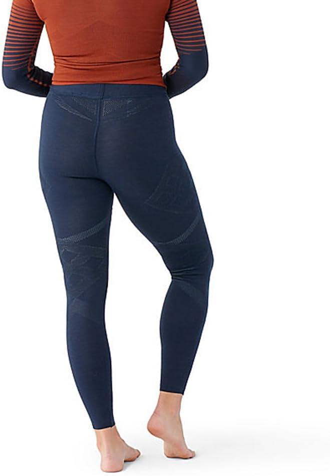 image:imageSmartWool Womens Intraknit Thermal Merino Base Layer BottomsDeep NavyPewter Blue