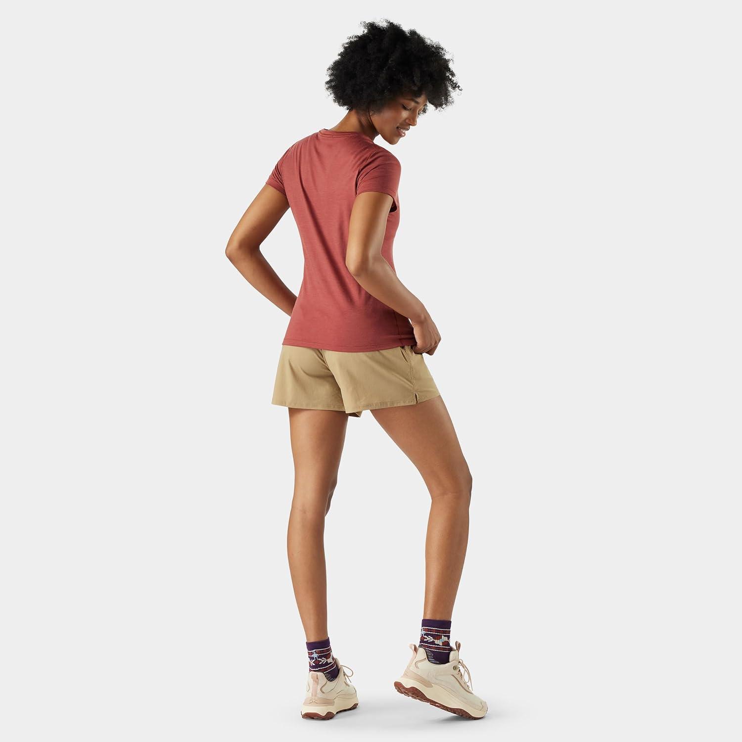 image:imageSmartWool Womens Merino Short Sleeve TeeBurnt Sienna