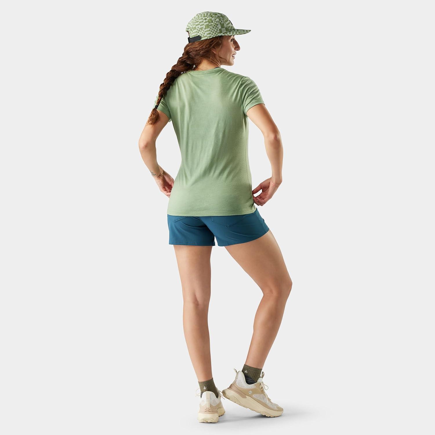 image:imageSmartWool Womens Merino Short Sleeve TeeGreen Tea