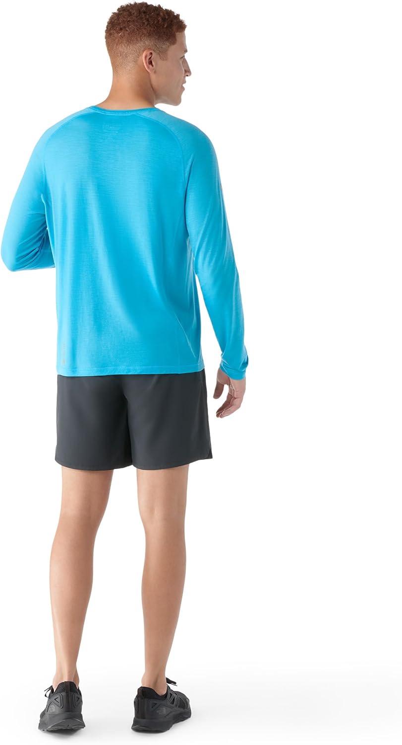 image:imageSmartwool Mens Active Ultralite Long SleevePool Blue
