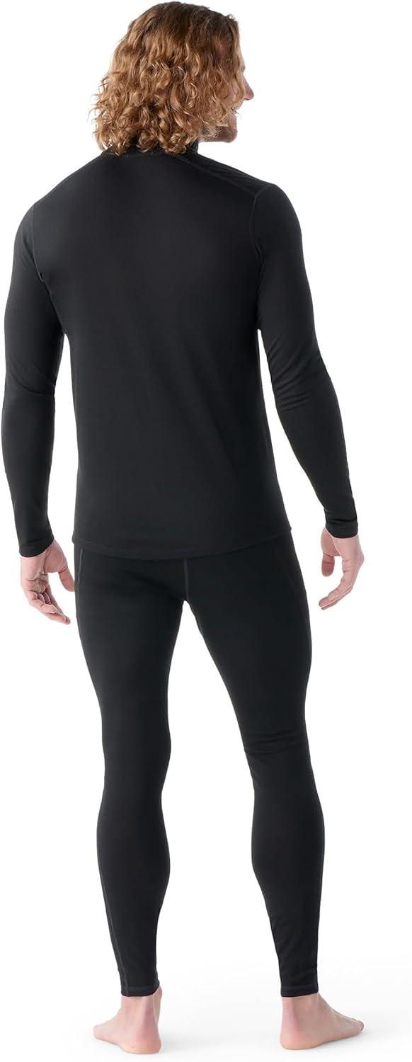 image:imageSmartwool Mens Classic AllSeason Merino Base Layer 14 ZipBlack