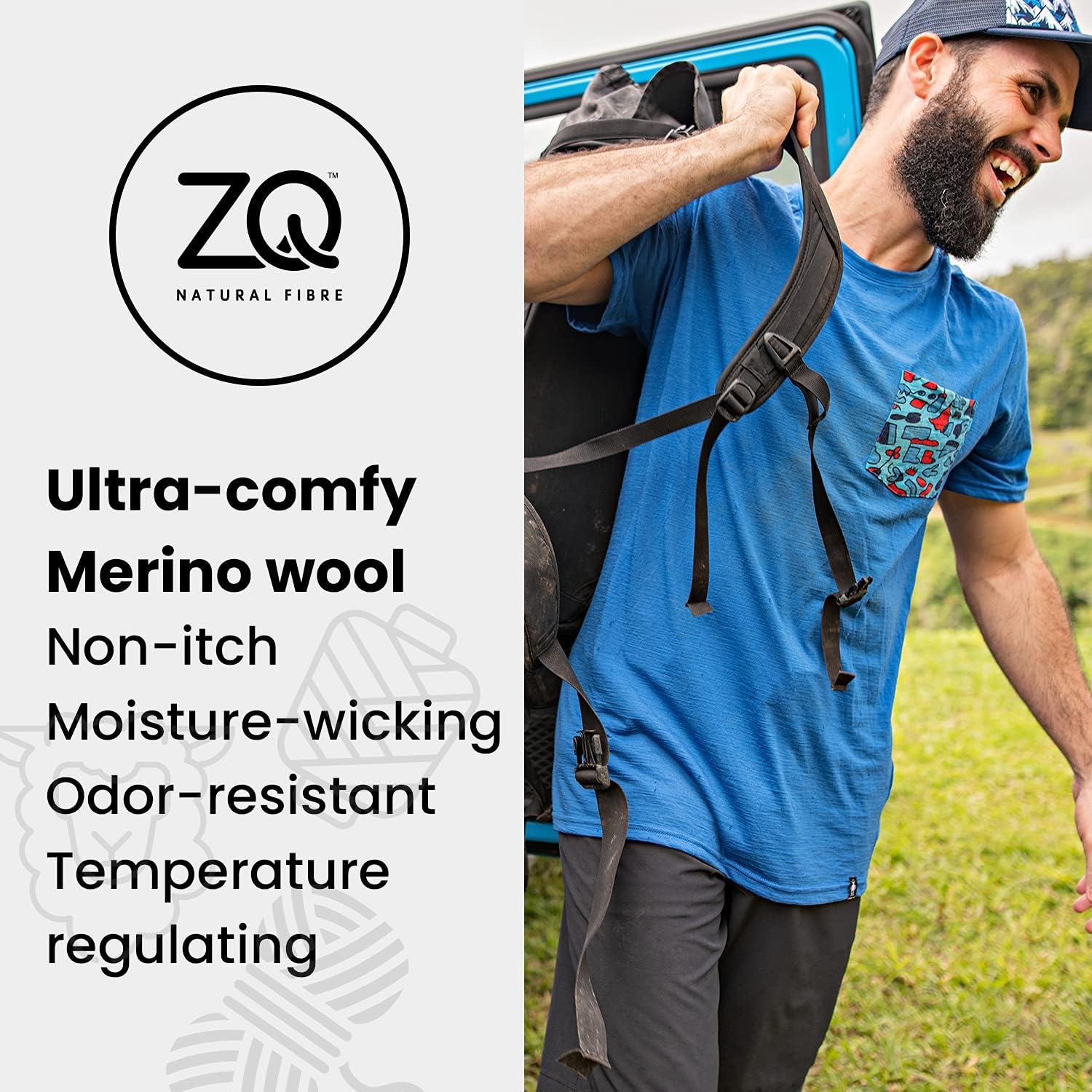 image:imageSmartwool Mens Classic Thermal Merino Base Layer 14 ZipCharcoalCurrant