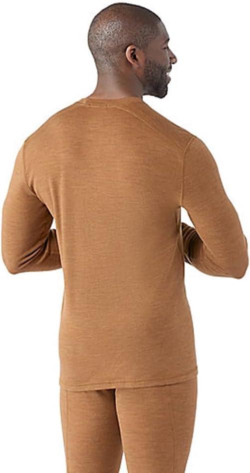 image:imageSmartwool Mens Classic Thermal Merino Wool Base Layer CrewFox Brown Heather