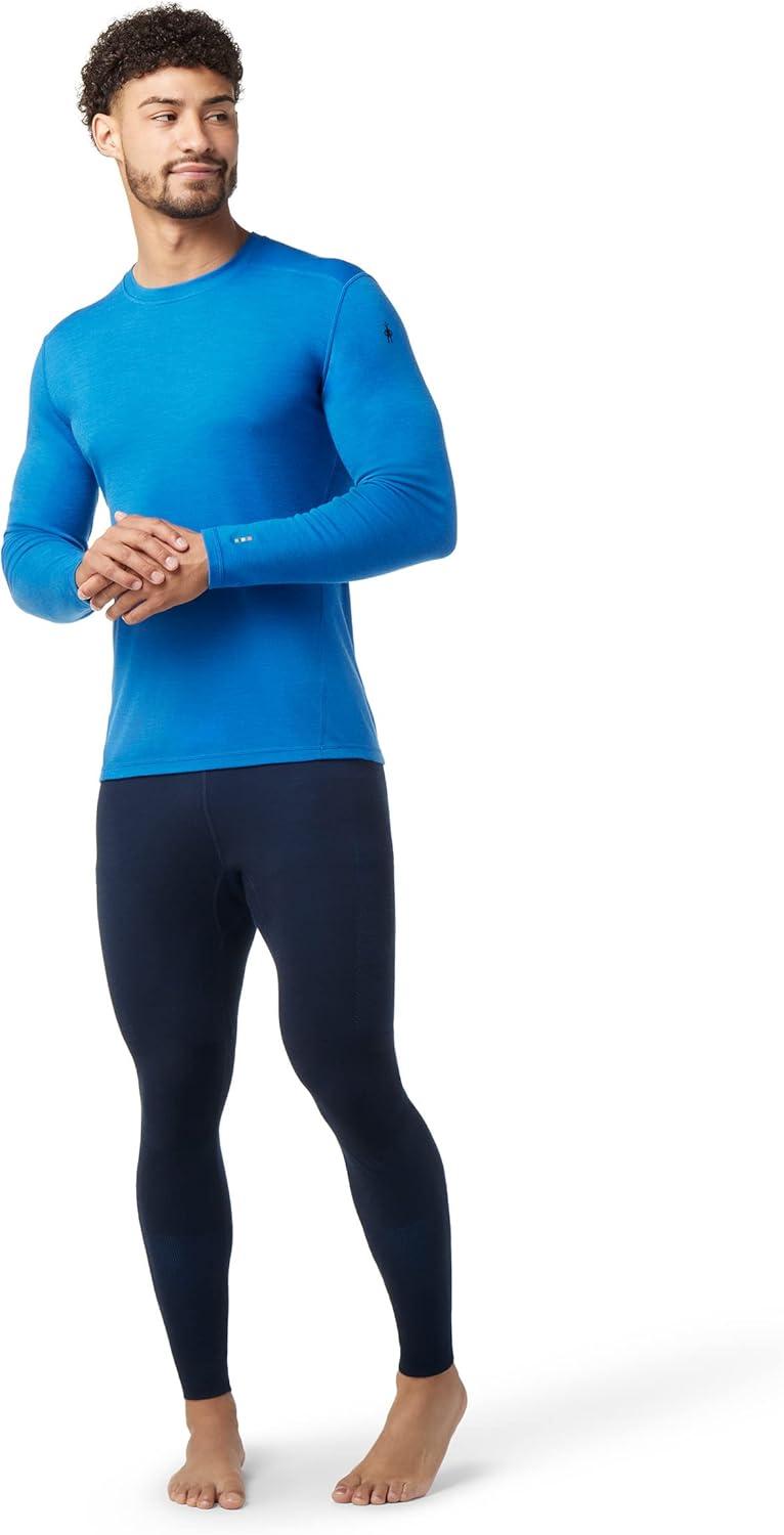 image:imageSmartwool Mens Classic Thermal Merino Wool Base Layer CrewLaguna Blue Heather