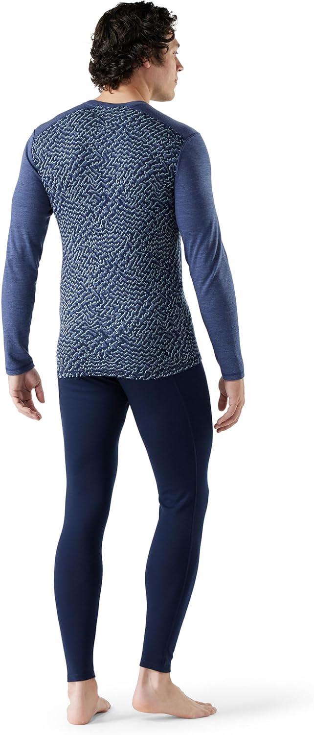 image:imageSmartwool Mens Classic Thermal Merino Wool Base Layer CrewNightfall Retro Line