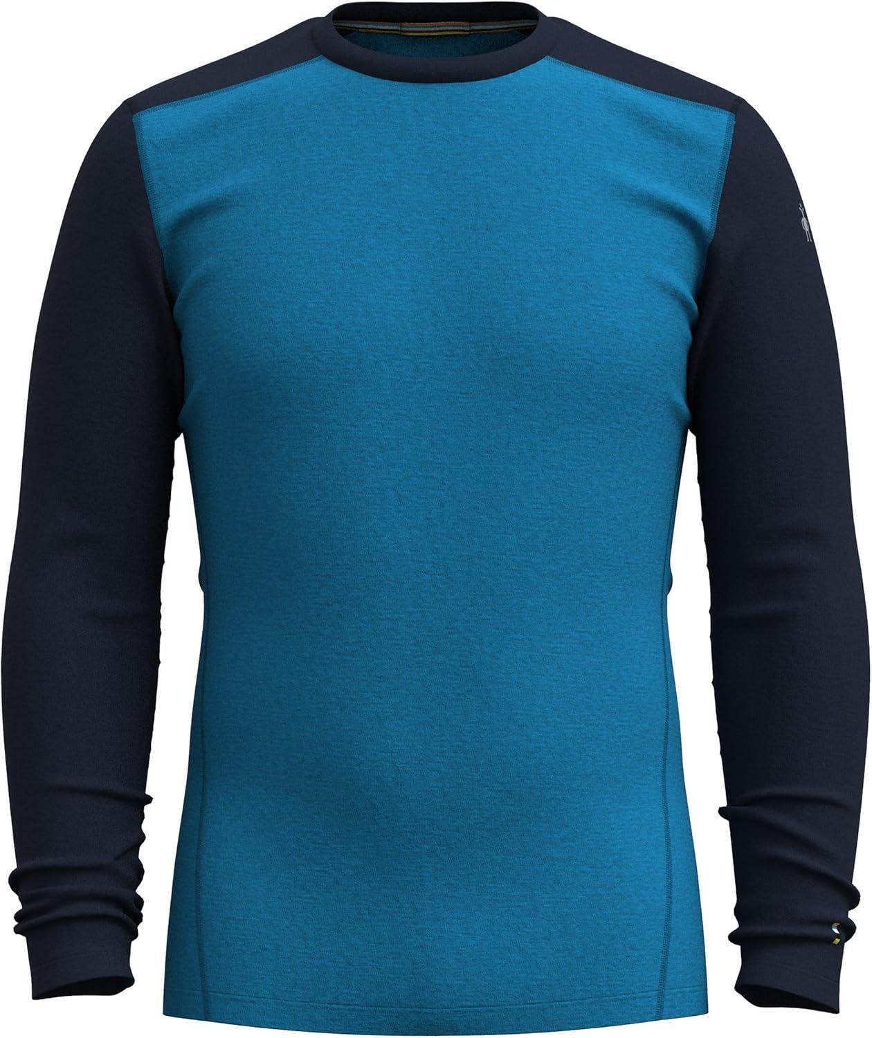 image:imageSmartwool Mens Classic Thermal Merino Wool Base Layer CrewNival BlueDeep Navy