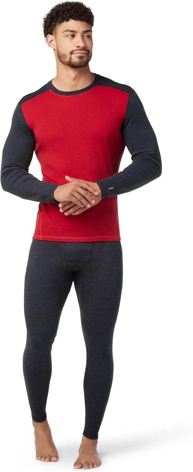 image:imageSmartwool Mens Classic Thermal Merino Wool Base Layer CrewRhythmic Red
