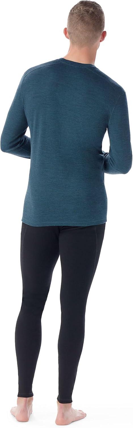 image:imageSmartwool Mens Classic Thermal Merino Wool Base Layer CrewTwilight Blue Heather