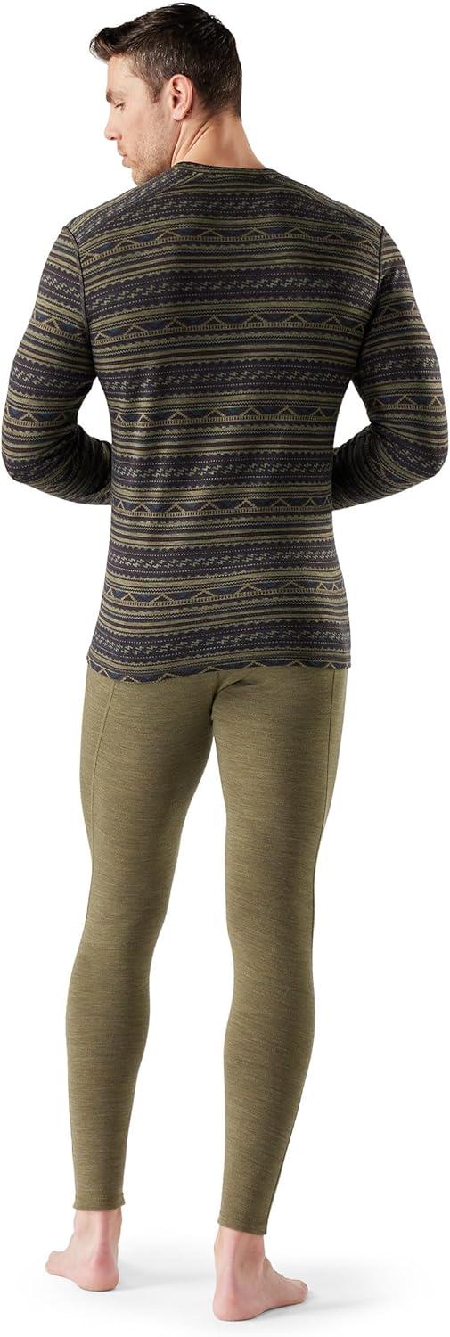 image:imageSmartwool Mens Classic Thermal Merino Wool Base Layer CrewWinter Moss Summit Soul