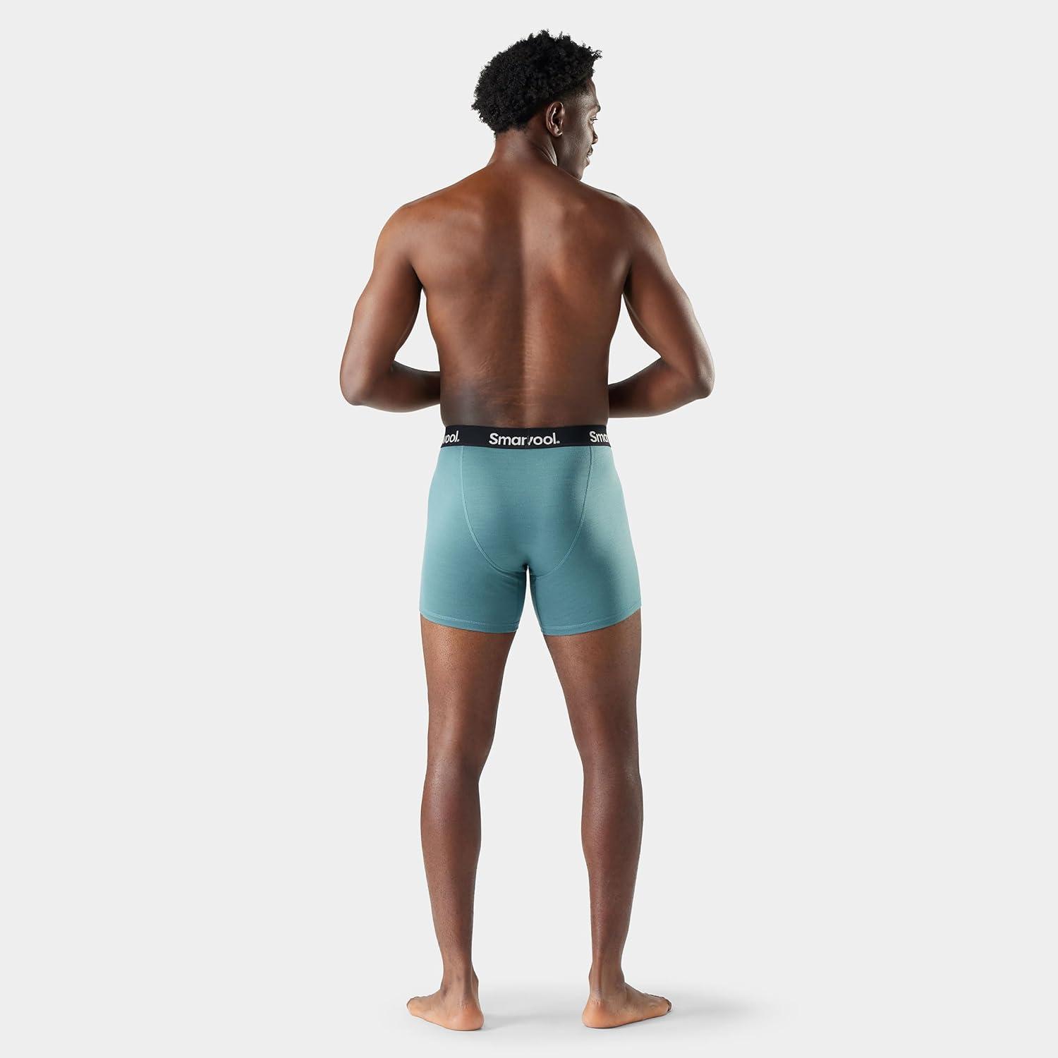 image:imageSmartwool Mens Everyday Merino Boxer Brief BoxedDusty Teal