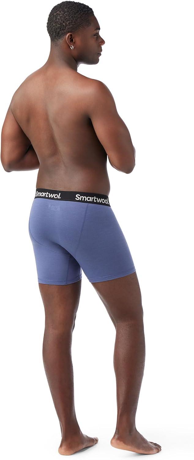 image:imageSmartwool Mens Everyday Merino Boxer Brief BoxedNightfall Blue