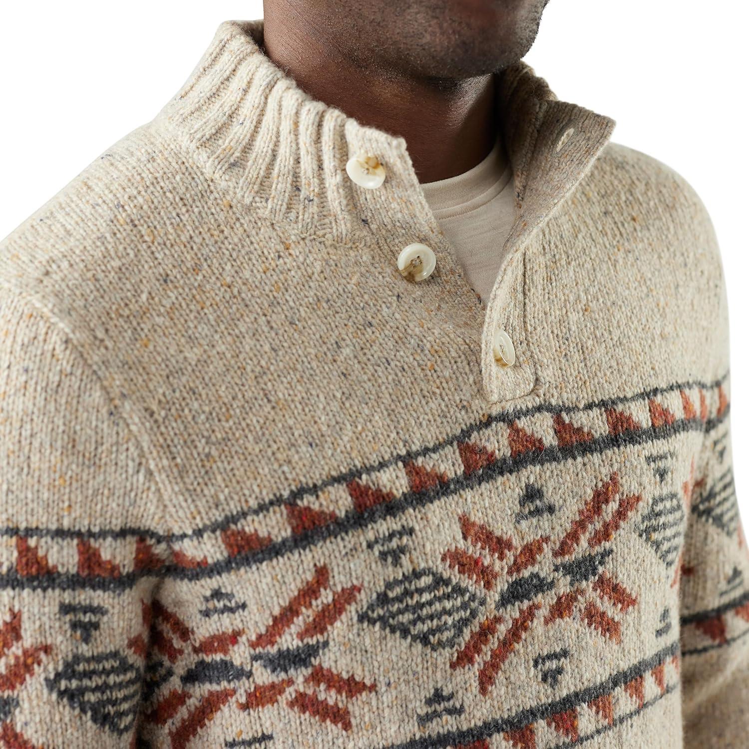 image:imageSmartwool Mens Heavy Henley SweaterOat Heather