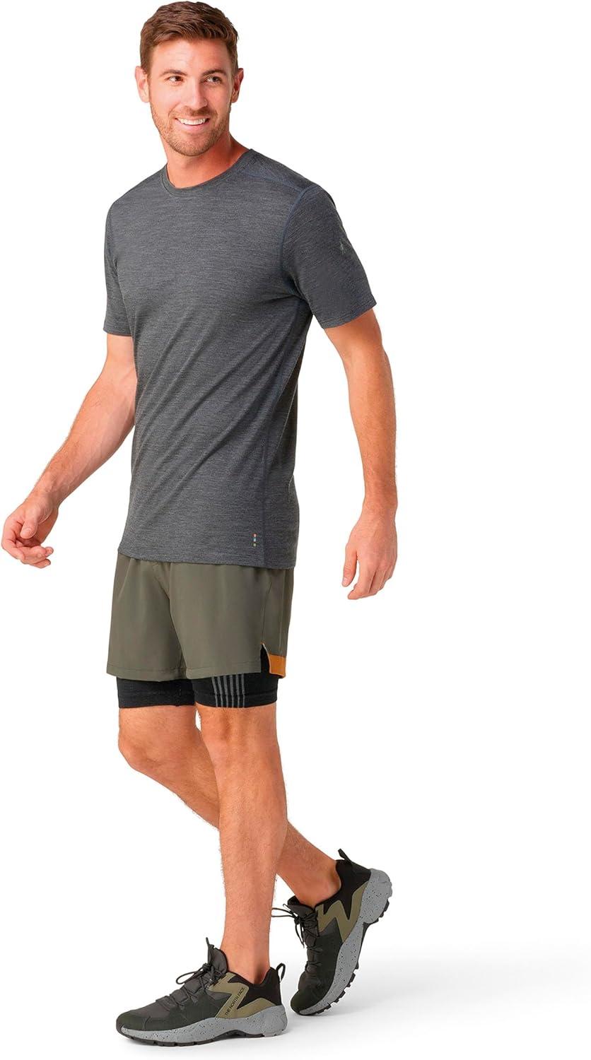 image:imageSmartwool Mens Merino Short Sleeve TeeIron Heather
