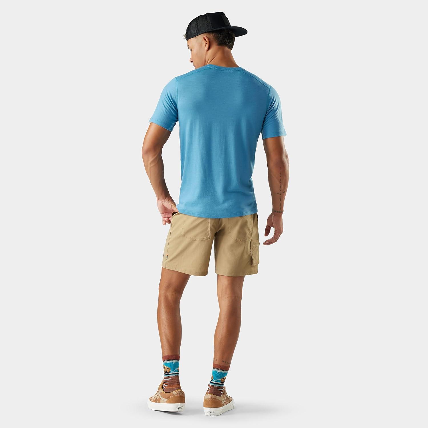 image:imageSmartwool Mens Merino Short Sleeve TeeMineral Blue