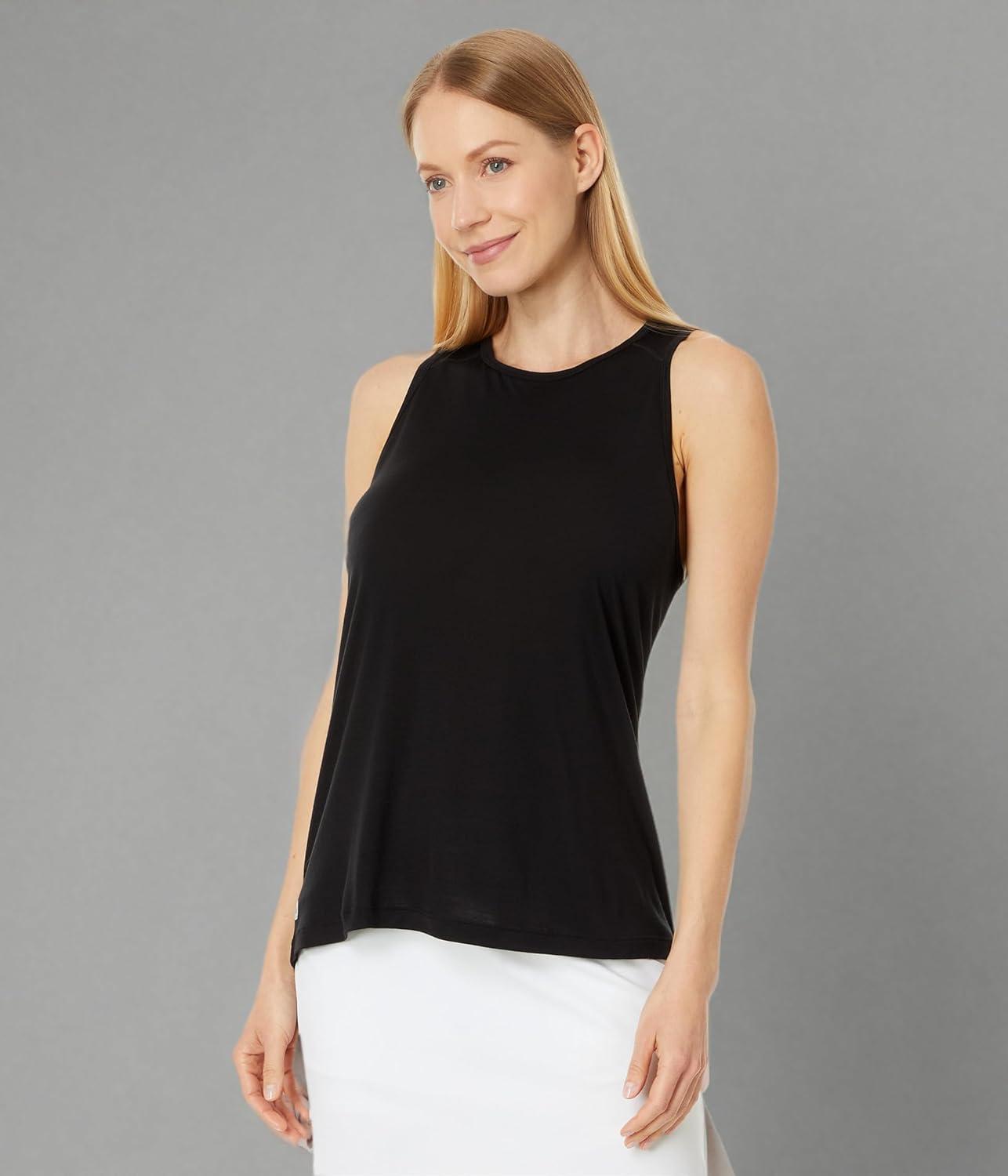 image:imageSmartwool Womens Active Ultralite High Neck TankBlack