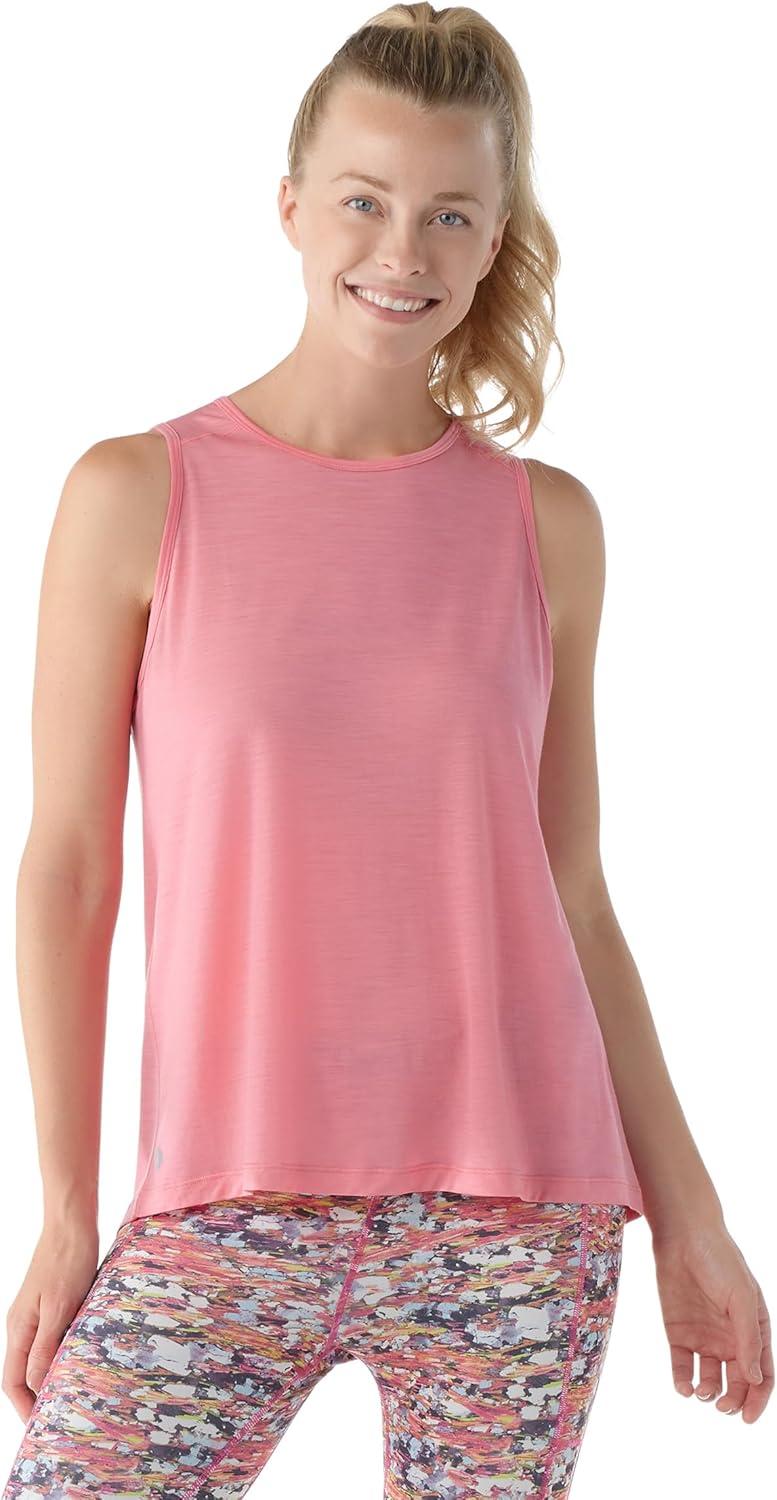 image:imageSmartwool Womens Active Ultralite High Neck TankGuava Pink
