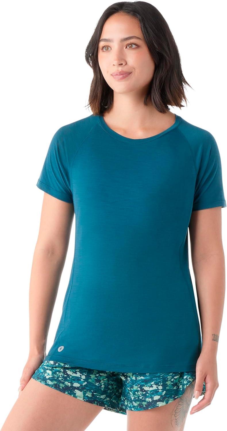image:imageSmartwool Womens Active Ultralite Short SleeveTwilight Blue