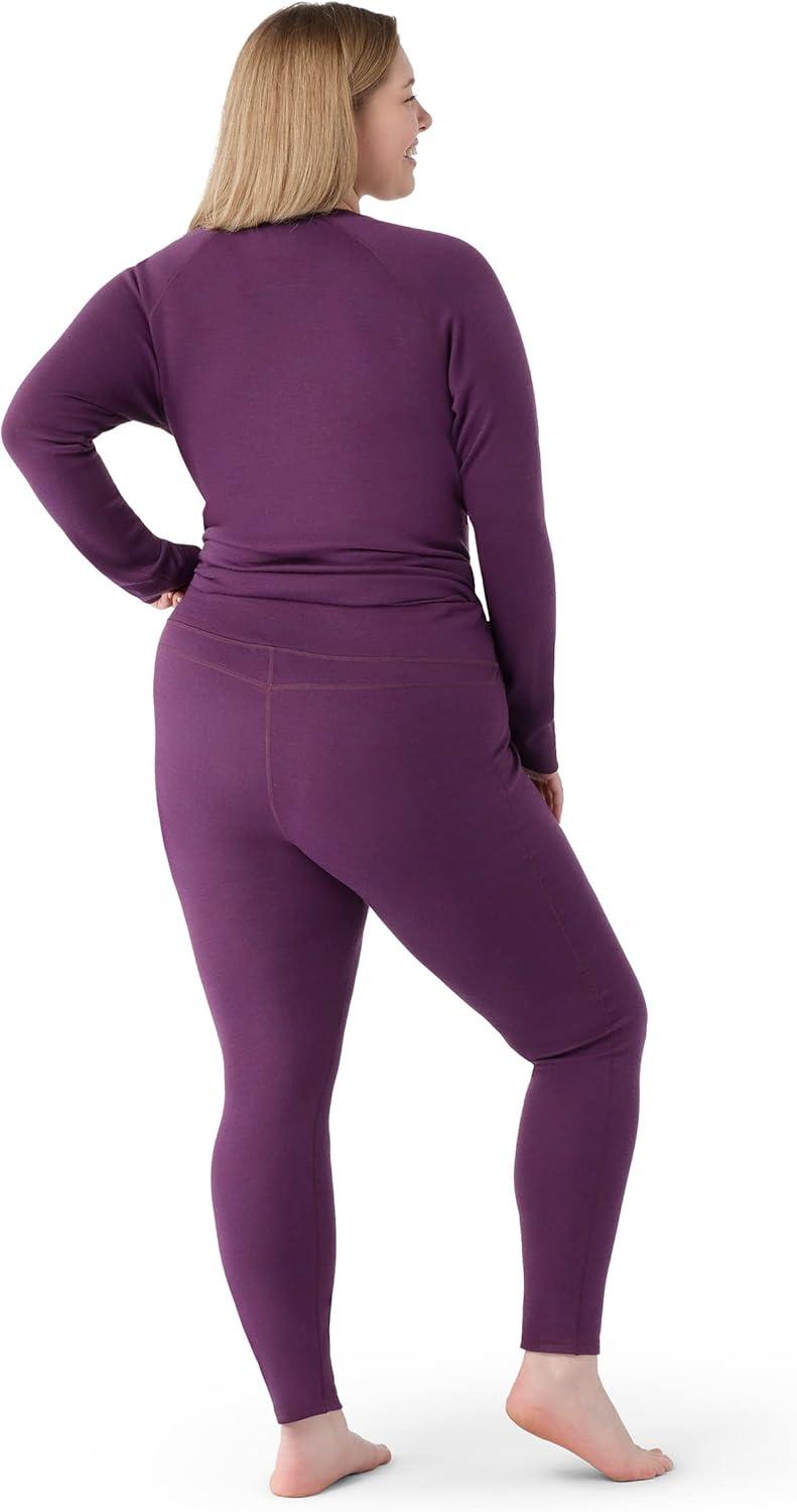 image:imageSmartwool Womens Classic Thermal Merino Base Layer Bottom PlusPurple Iris Heather