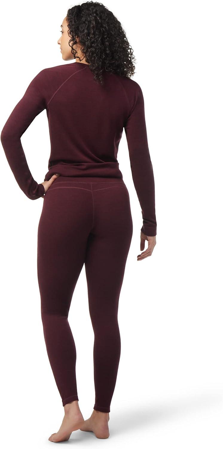 image:imageSmartwool Womens Classic Thermal Merino Base Layer BottomBlack Cherry Heather
