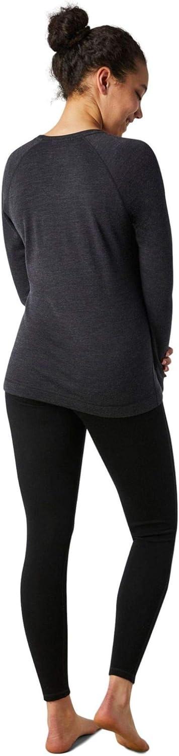 image:imageSmartwool Womens Classic Thermal Merino Base Layer CrewCharcoal Heather