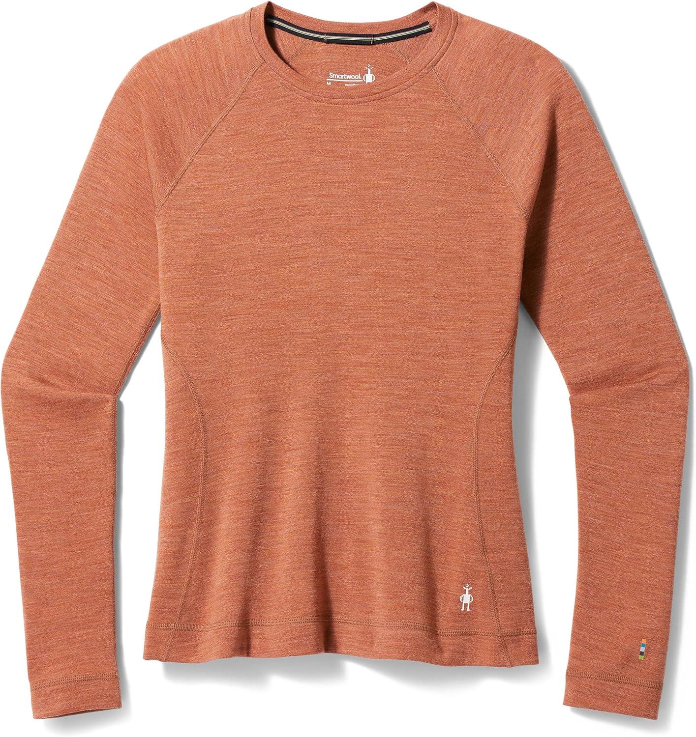 image:imageSmartwool Womens Classic Thermal Merino Base Layer CrewCopper Heather