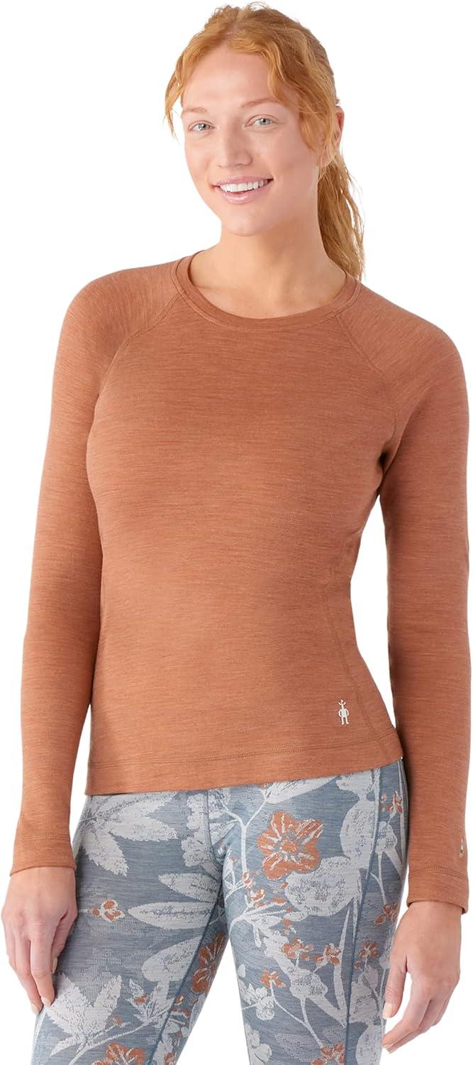 image:imageSmartwool Womens Classic Thermal Merino Base Layer CrewCopper Heather
