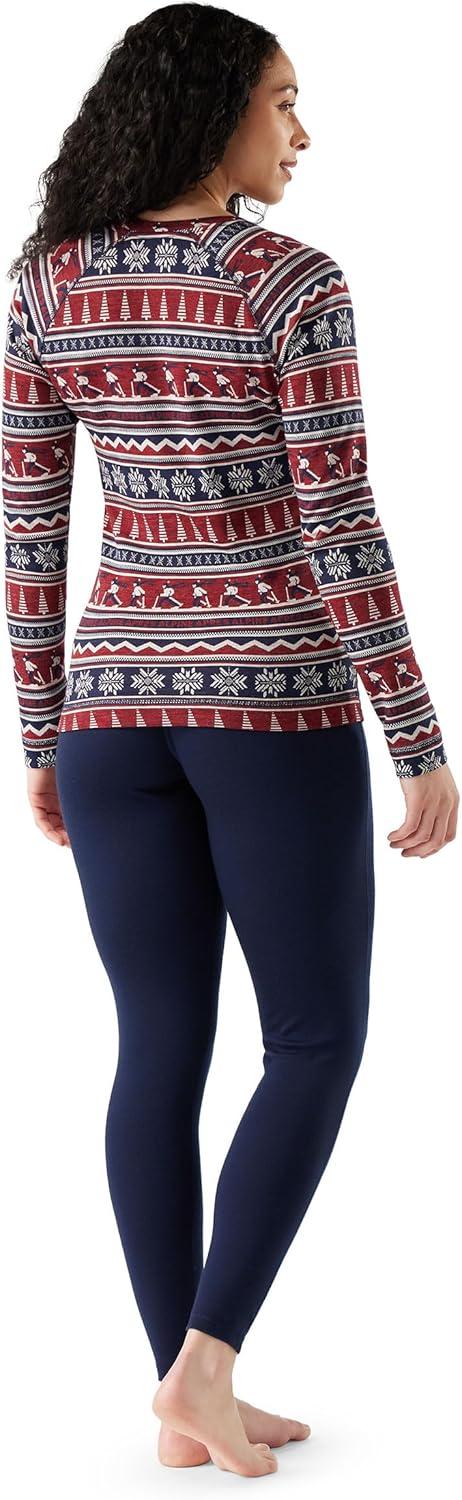 image:imageSmartwool Womens Classic Thermal Merino Base Layer CrewCurrant Alpine Apres