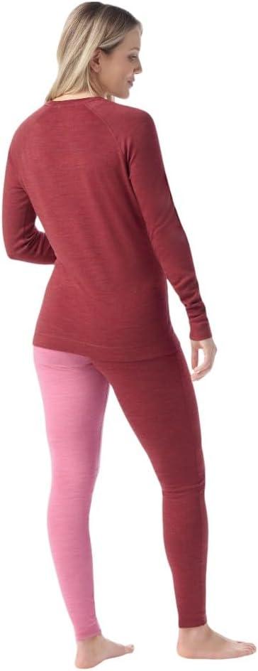 image:imageSmartwool Womens Classic Thermal Merino Base Layer CrewCurrant Heather