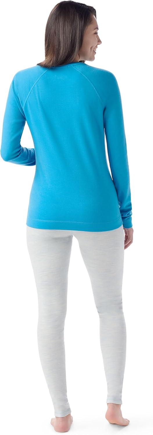 image:imageSmartwool Womens Classic Thermal Merino Base Layer CrewDeep Pool Blue