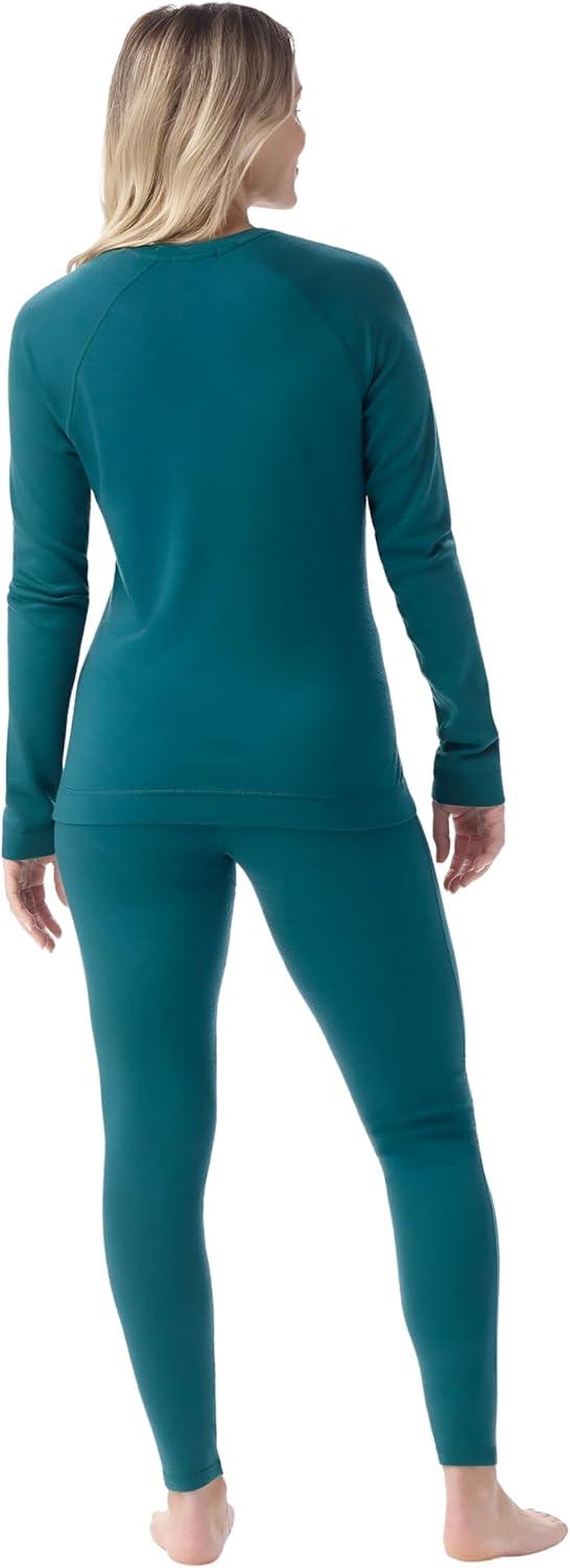 image:imageSmartwool Womens Classic Thermal Merino Base Layer CrewEmerald Green