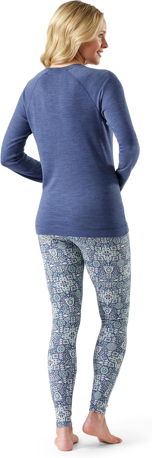 image:imageSmartwool Womens Classic Thermal Merino Base Layer CrewNightfall Blue Heather