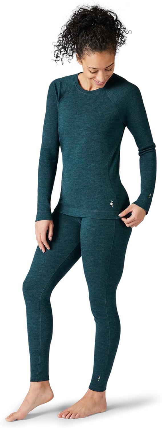 image:imageSmartwool Womens Classic Thermal Merino Base Layer CrewTwilight Blue Heather