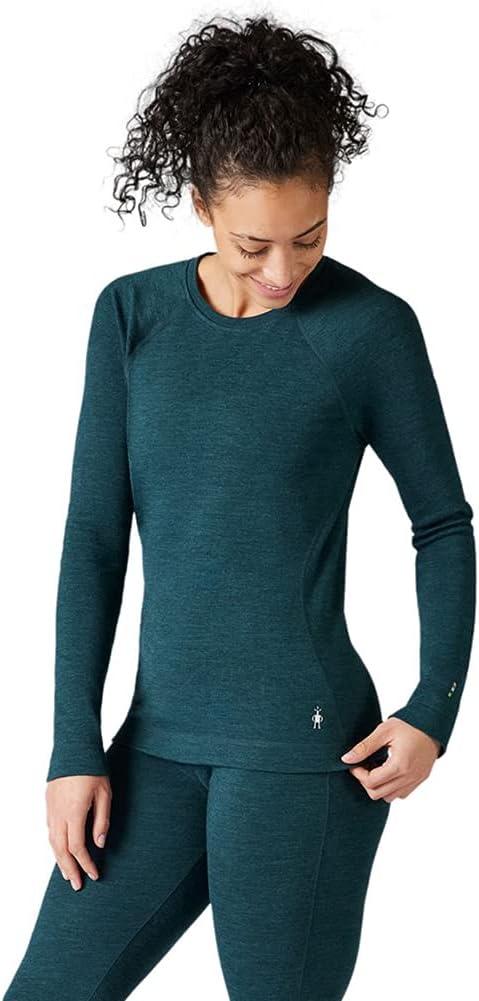 image:imageSmartwool Womens Classic Thermal Merino Base Layer CrewTwilight Blue Heather