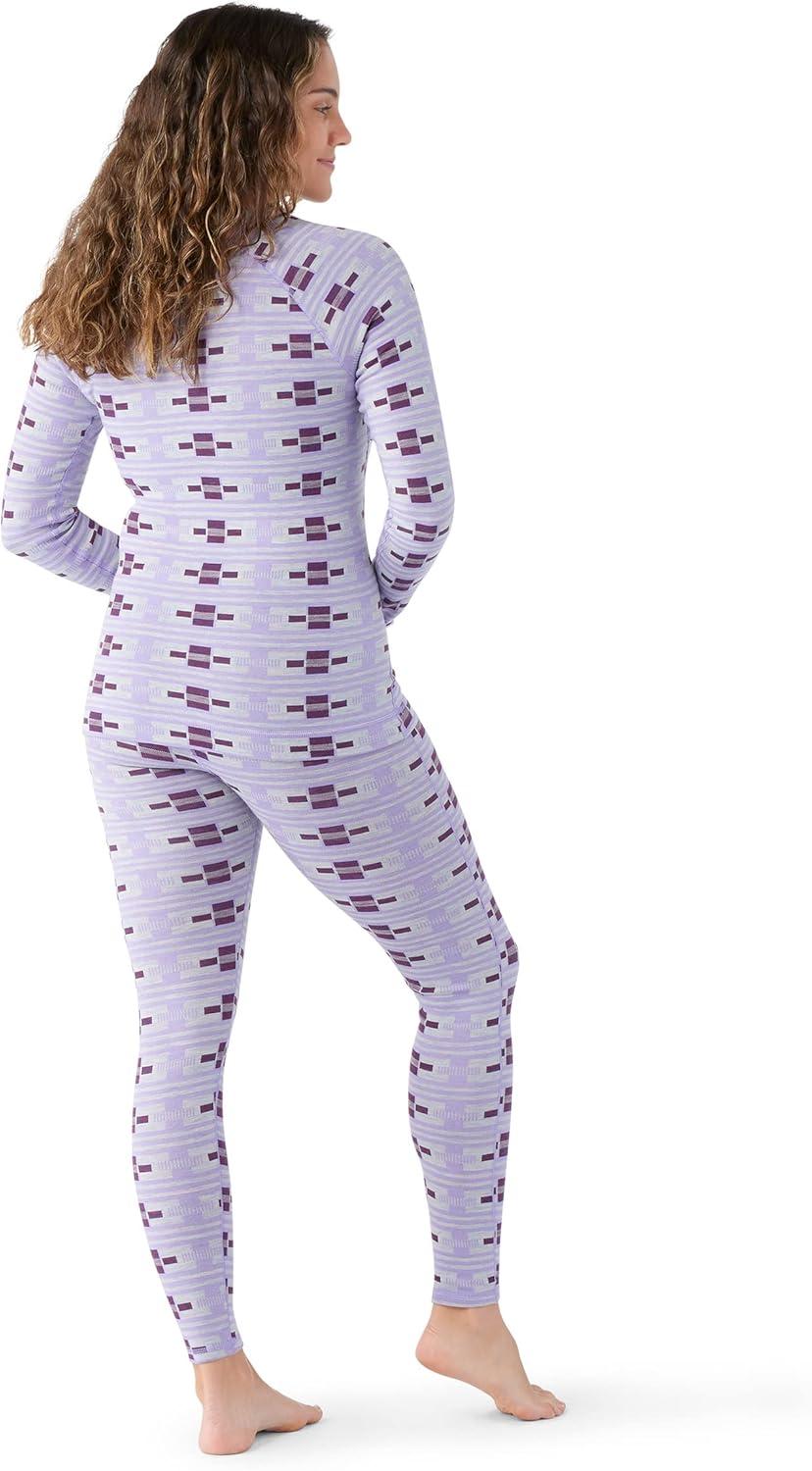 image:imageSmartwool Womens Classic Thermal Merino Base Layer CrewViolet Flirt With Me