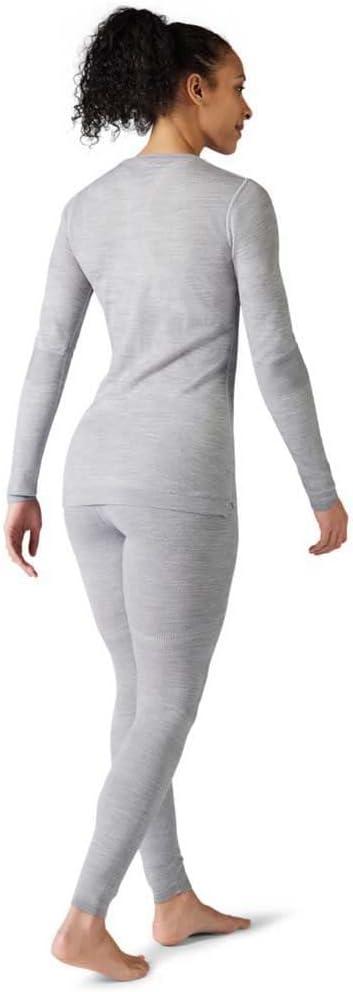 image:imageSmartwool Womens Intraknit Merino 200 CrewLight Gray Heatherwhite