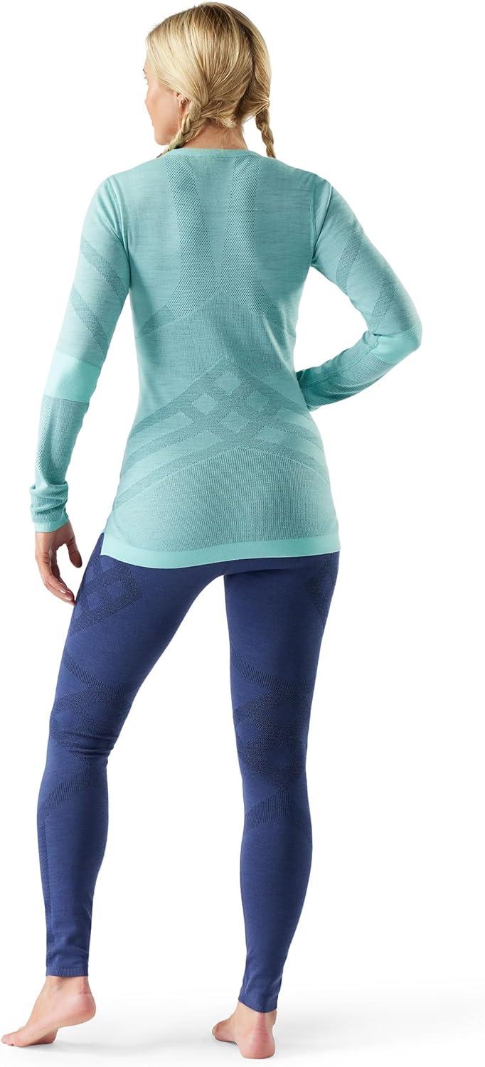 image:imageSmartwool Womens Intraknit Merino 200 CrewPacific Bluenightfall Blue