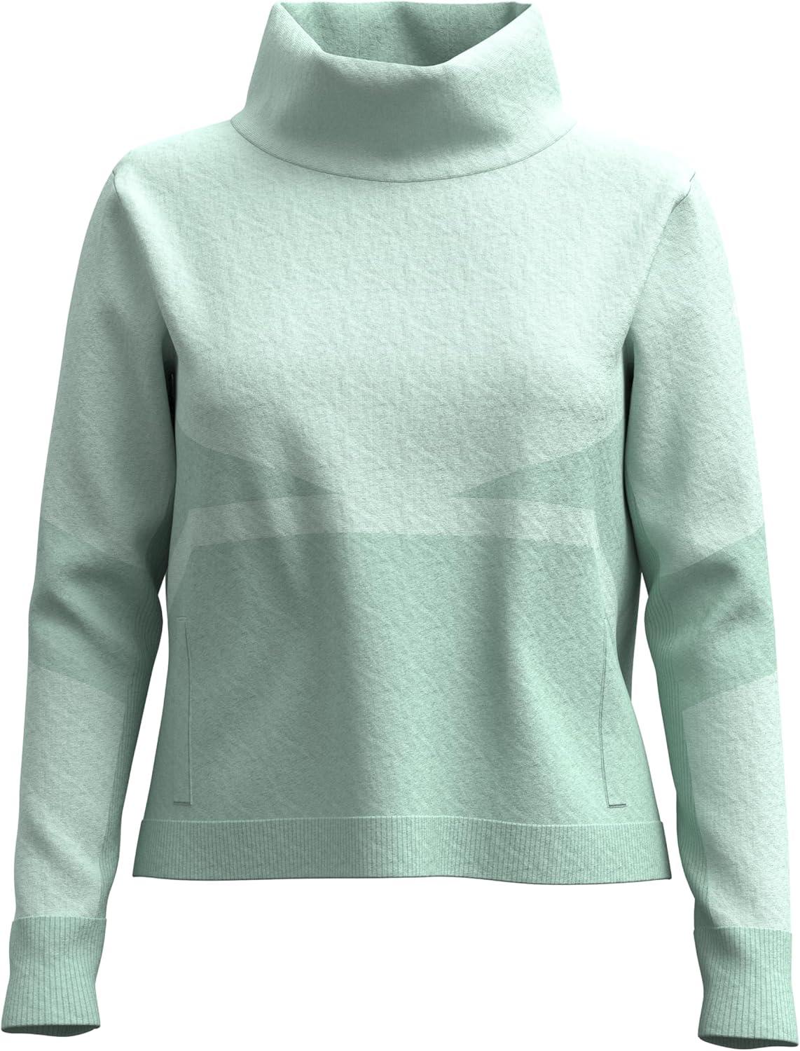 image:imageSmartwool Womens Intraknit Merino Fleece PulloverArctic Green