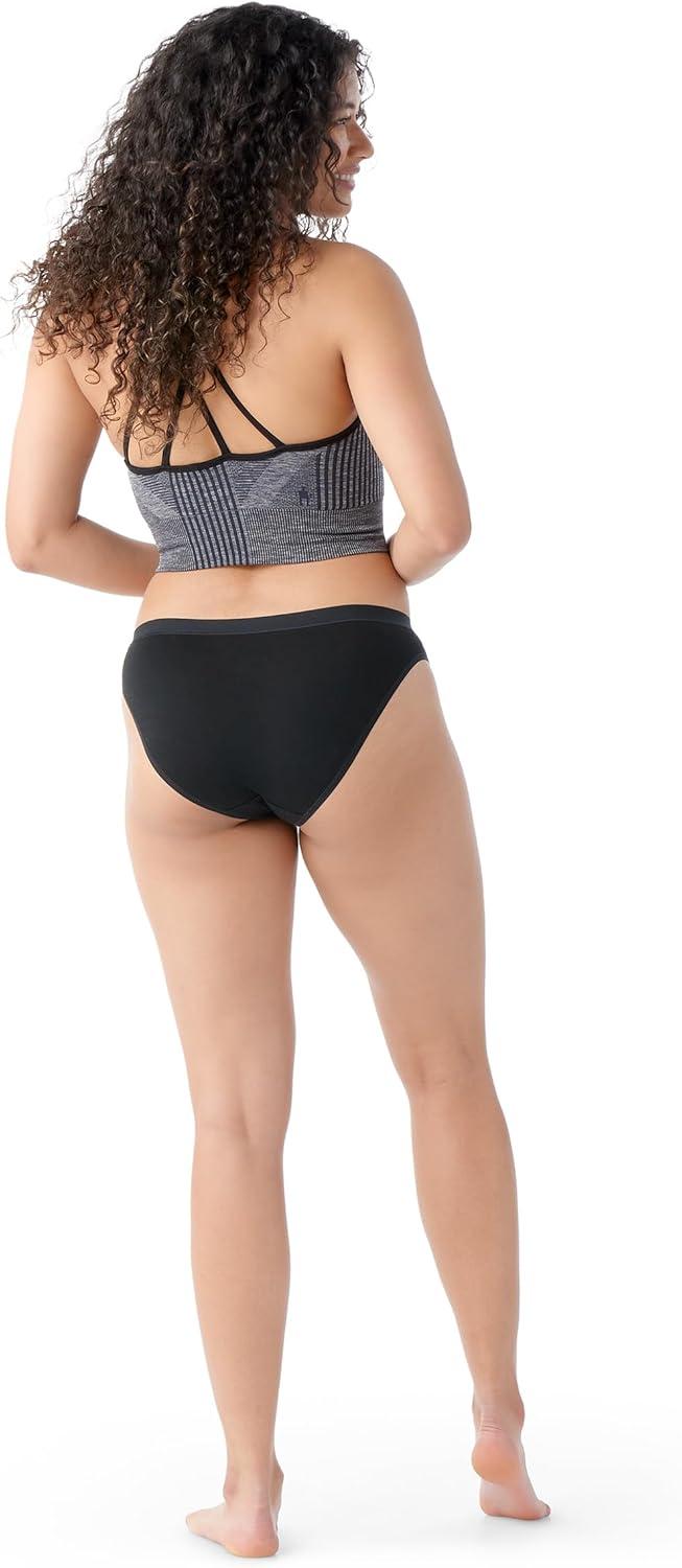 image:imageSmartwool Womens Merino Bikini Boxed Breathable Merino Wool Jersey Underwear for EverydayBlack