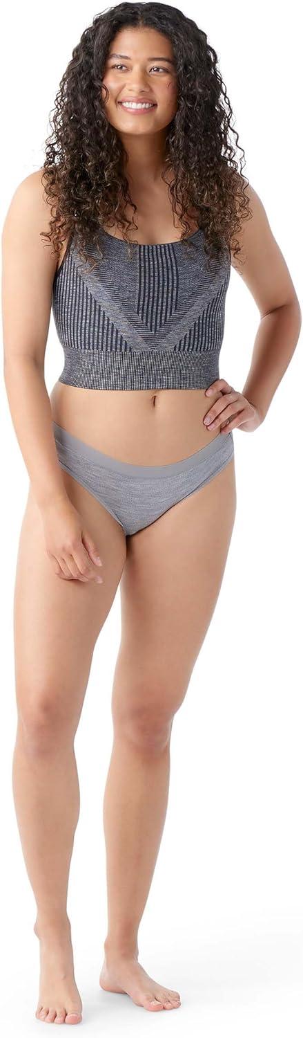 image:imageSmartwool Womens Merino Bikini Boxed Breathable Merino Wool Jersey Underwear for EverydayLight Gray Heather