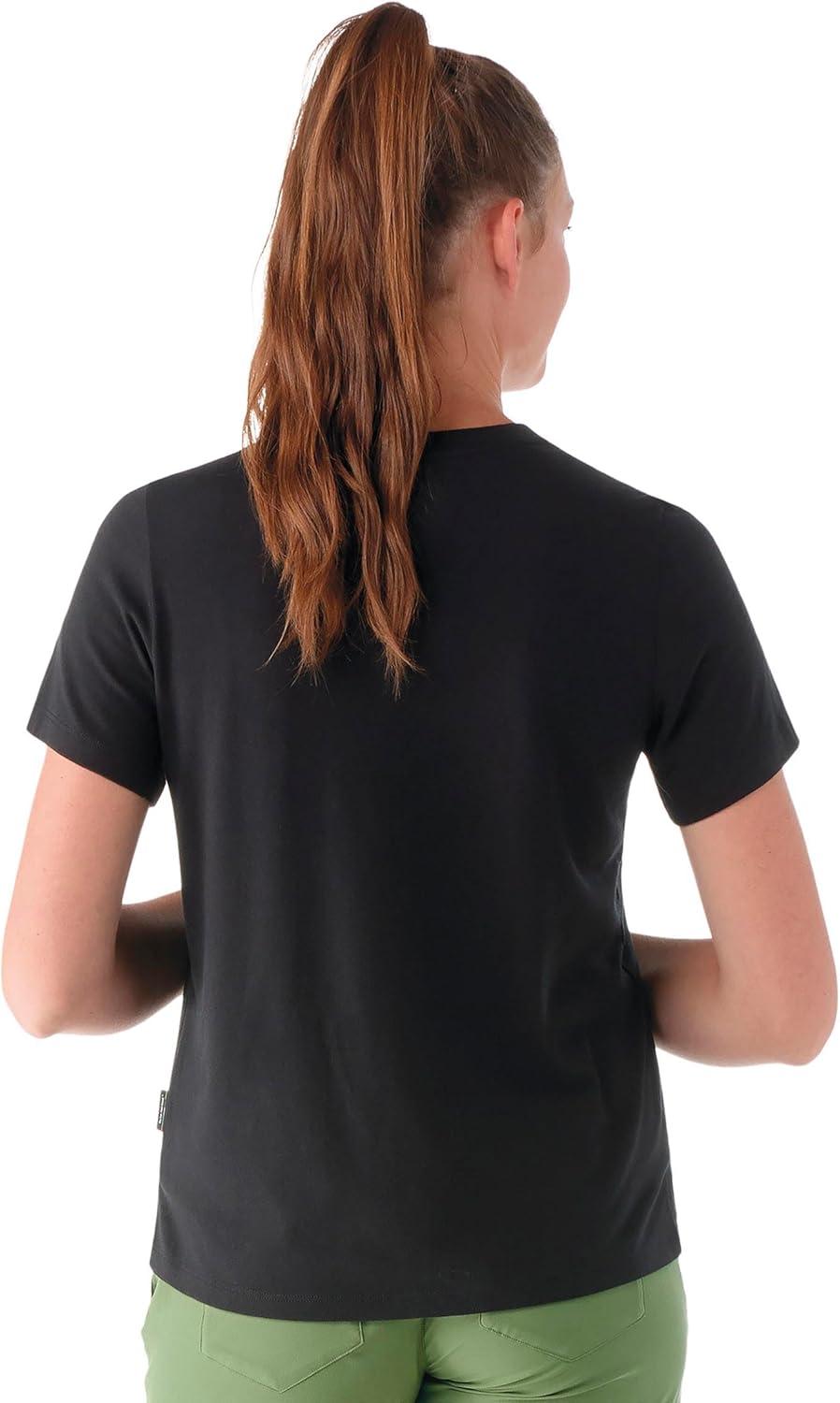 image:imageSmartwool Womens Merino Wool Perfect Crew Short Sleeve TeeBlack