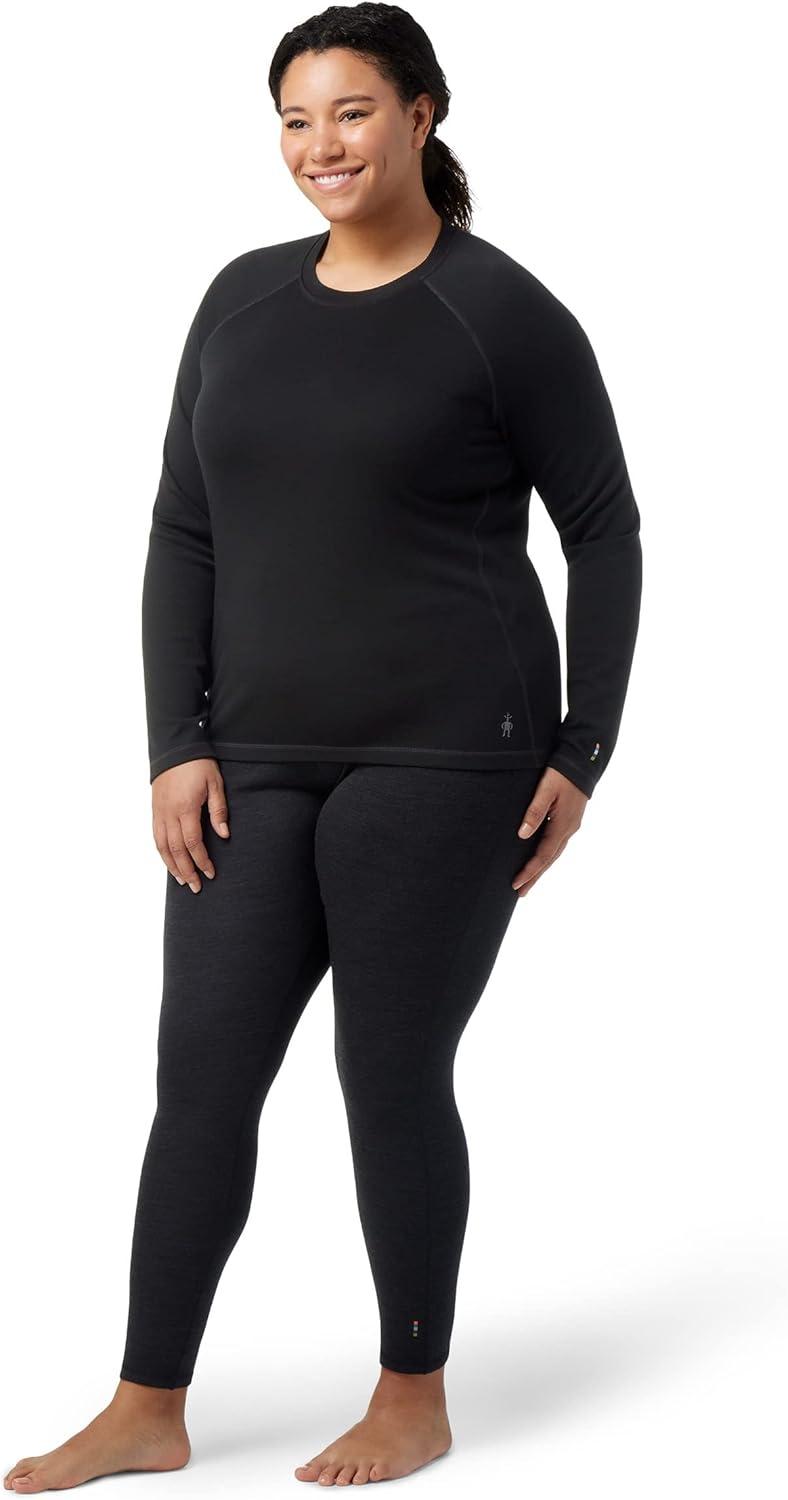 image:imageSmartwool Womens Plus Size Classic Thermal Merino Base Layer CrewBlack