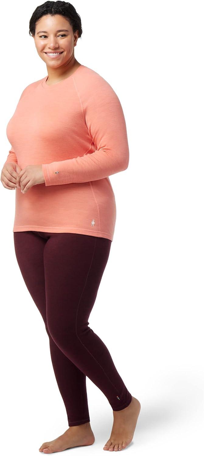 image:imageSmartwool Womens Plus Size Classic Thermal Merino Base Layer CrewCoral Heather