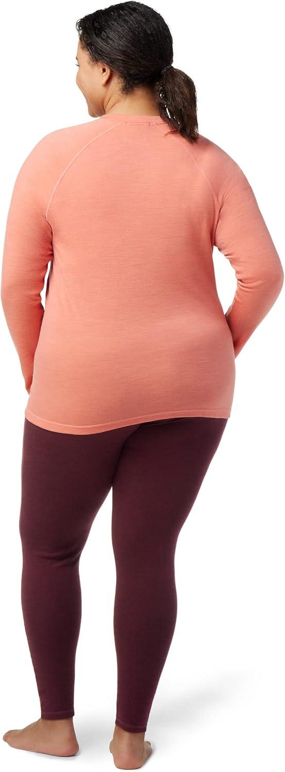 image:imageSmartwool Womens Plus Size Classic Thermal Merino Base Layer CrewCoral Heather