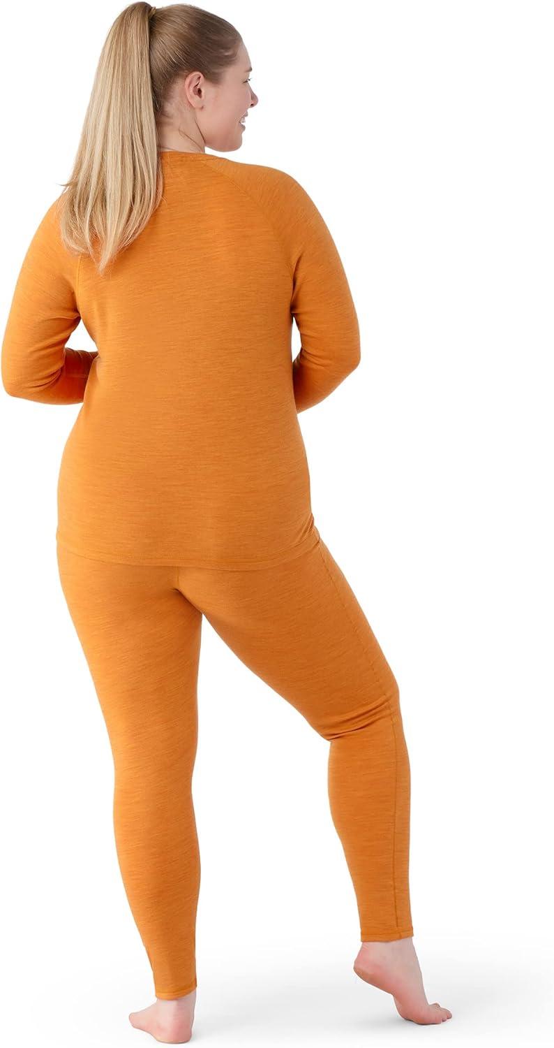 image:imageSmartwool Womens Plus Size Classic Thermal Merino Base Layer CrewMarmalade Heather