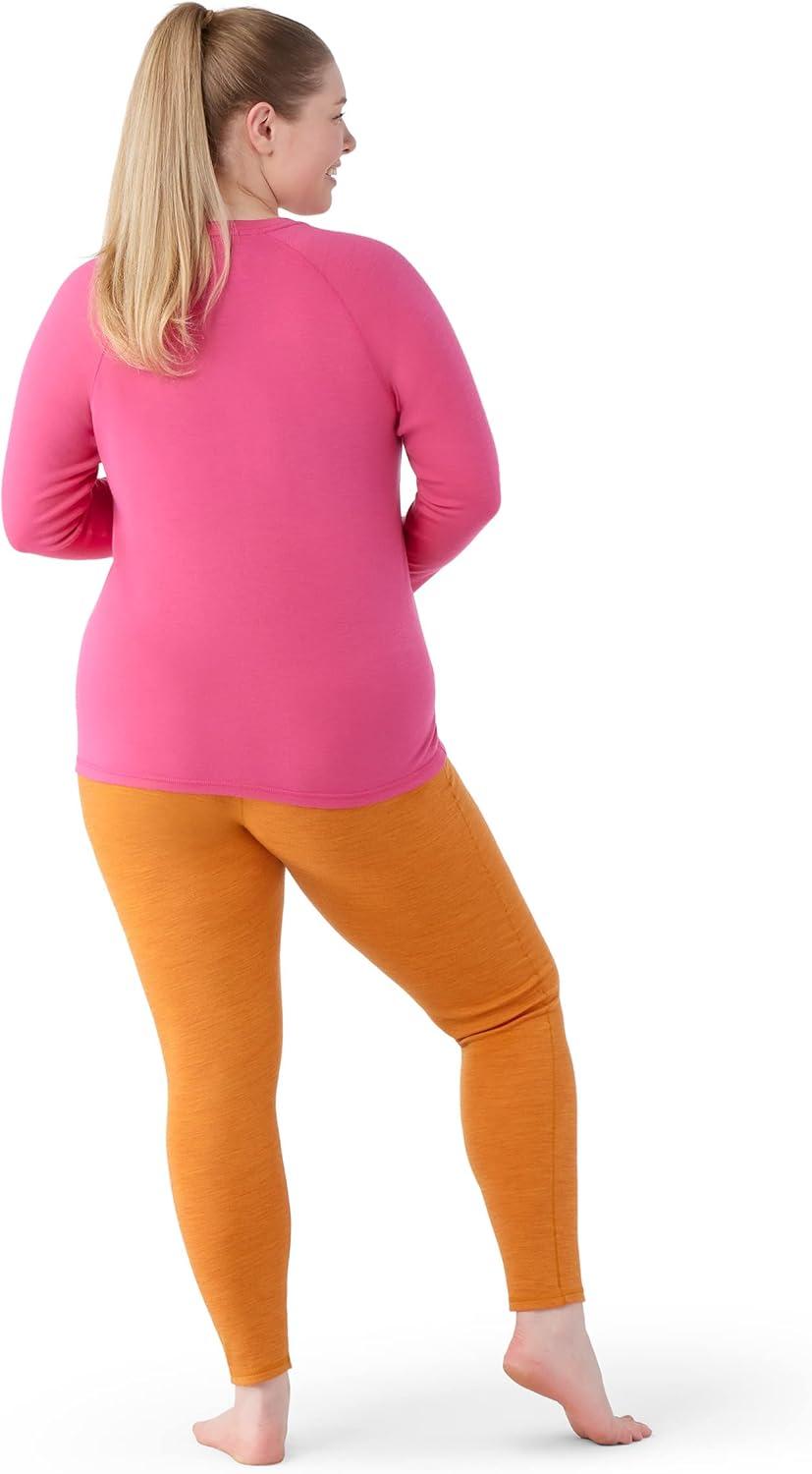 image:imageSmartwool Womens Plus Size Classic Thermal Merino Base Layer CrewPower Pink