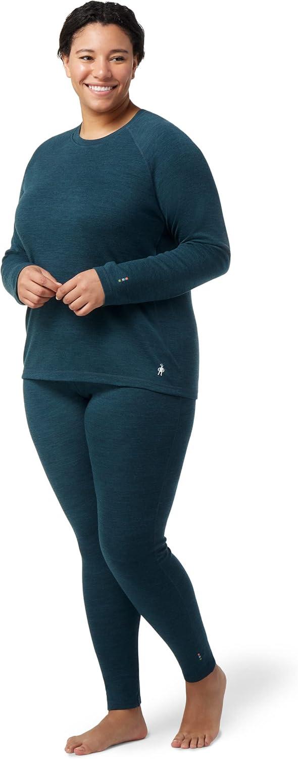 image:imageSmartwool Womens Plus Size Classic Thermal Merino Base Layer CrewTwilight Blue Heather