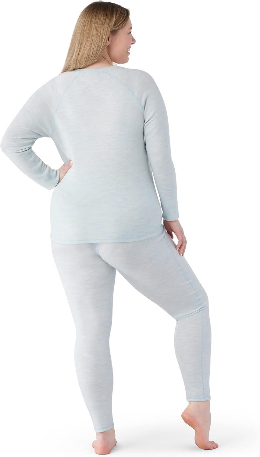 image:imageSmartwool Womens Plus Size Classic Thermal Merino Base Layer CrewWinter Sky Heather